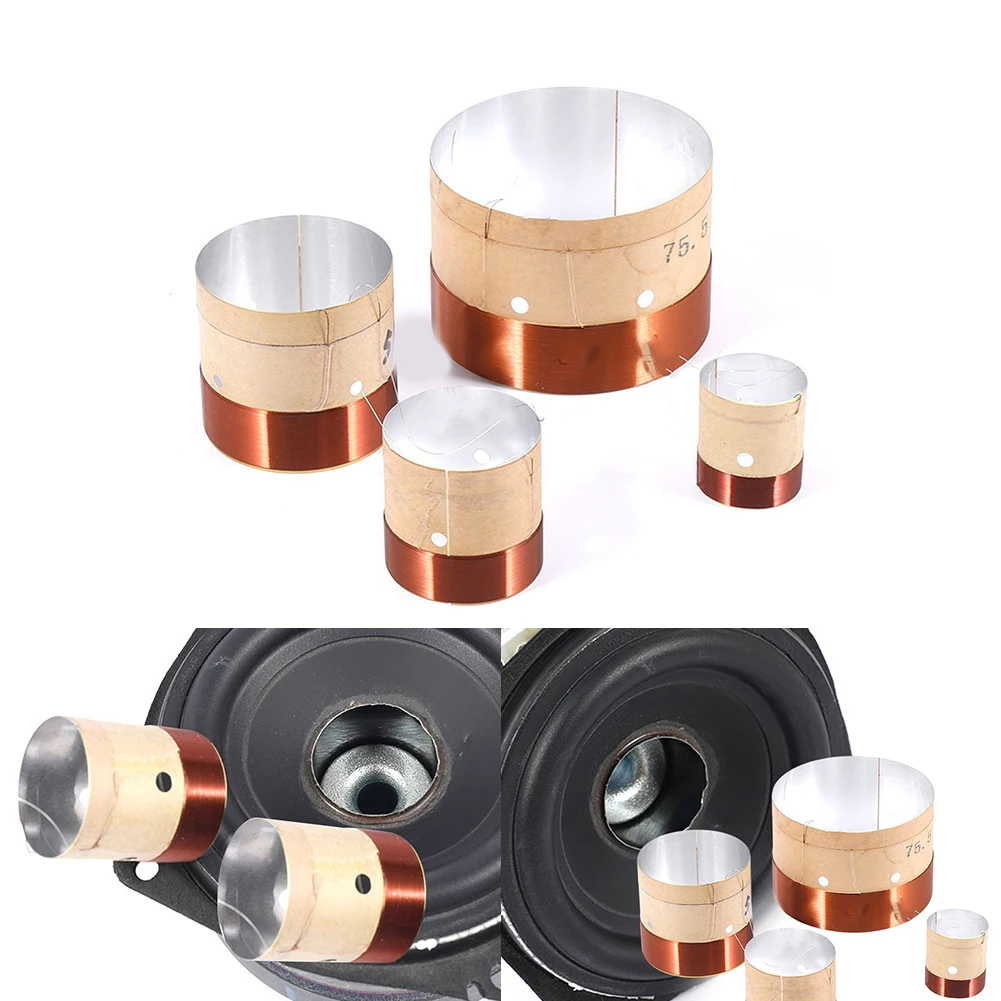 Dual Layer Configuration of this Copper Wire Voice Coil Provides Superior Audio Experience in Bas Repair Parts