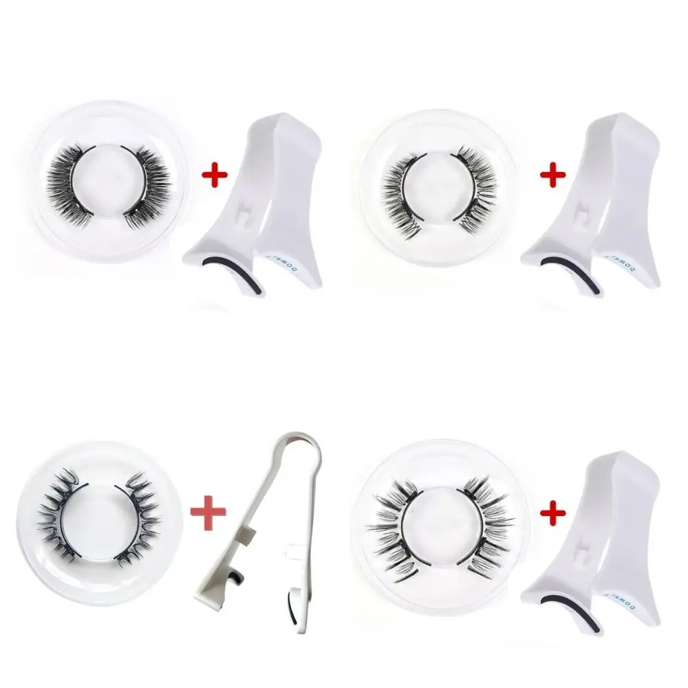 Long Lasting Natural Magnetic Eyelashes Glue-free Simulation False Eyelashes Reusable Waterproof Manga Lashes Make Up