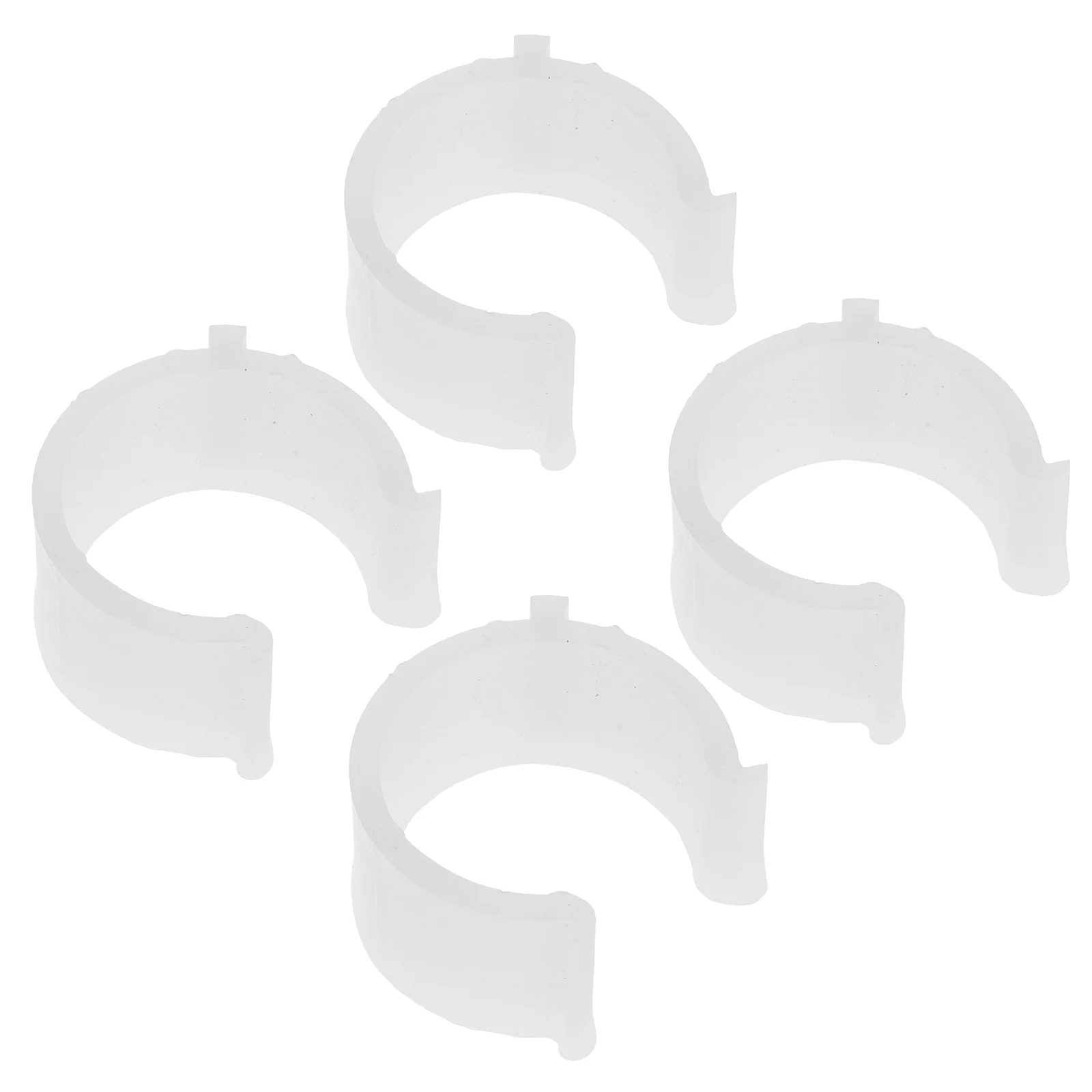 

4pcs Curtain Clamp Support Bracket Buckle Heavy Duty Curtain Rod Brackets Buckle Curtain Holder Buckle Plastic Bracket Buckle Cu