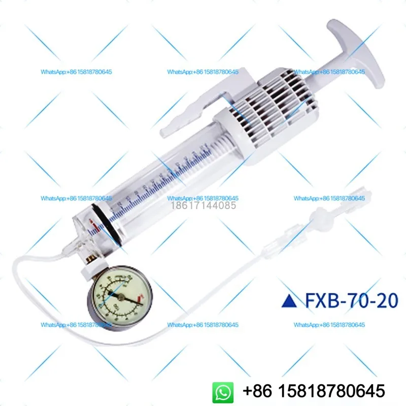 Balloon Dilatation Pressure Pump with Pusher forPTCA Pressure Accessories