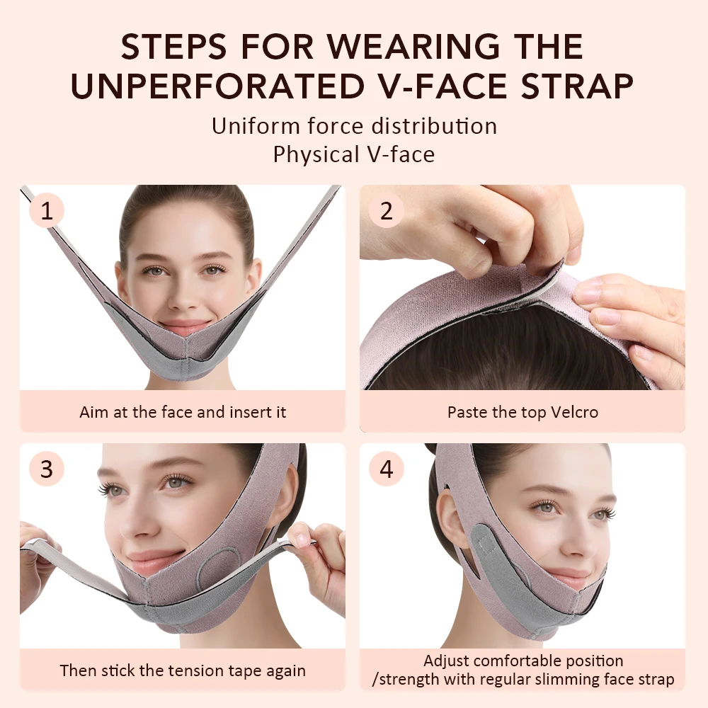 Bandage élastique amincissant pour le visage, ligne en V, façonnant le menton et les joues, ceinture Anti-rides, soins du visage, outils minces