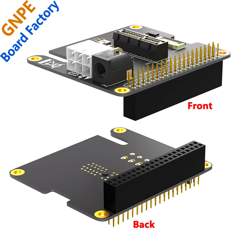 

Raspberry PI 5 PCle FFC to Standard PCIe x1 slot expansion board compatible with multiple PCIe expansions