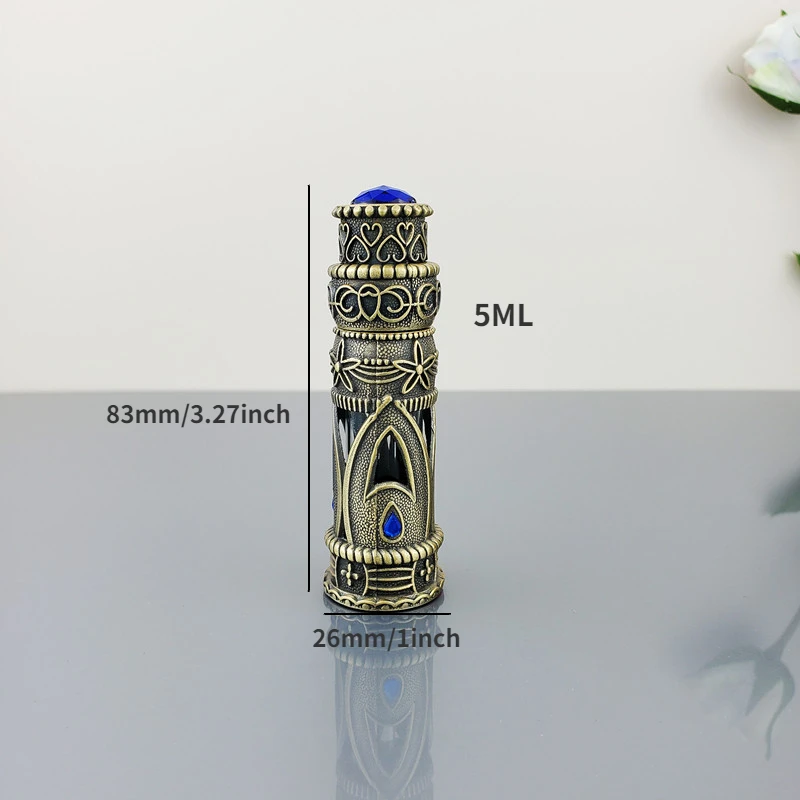 5ml Portable Perfume Bottle Vintage Oil Bottle Tattoo Color Bottle Dubai Essence Jar Home Accessories