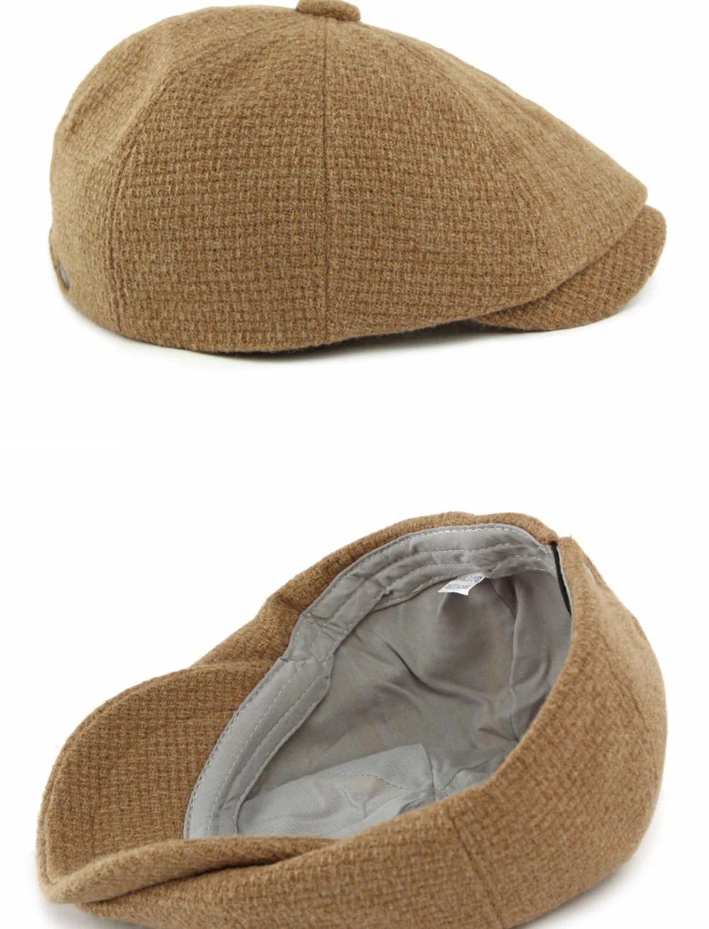 HT4888 Berets Herbst Winter Wolle Mischung Hüte für Männer Frauen Künstler Maler Baskenmütze Hut Männlich Weiblich Flache Kappe Ivy Achteckige Baskenmütze Kappen – Detail 11