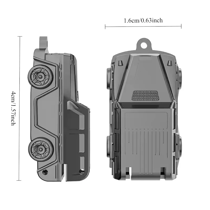 Portable Mini Off-road Car Transformable Nail Clipper Trimmer Keychain Finger Toe Clippers Convenient Handguard Manicure Product