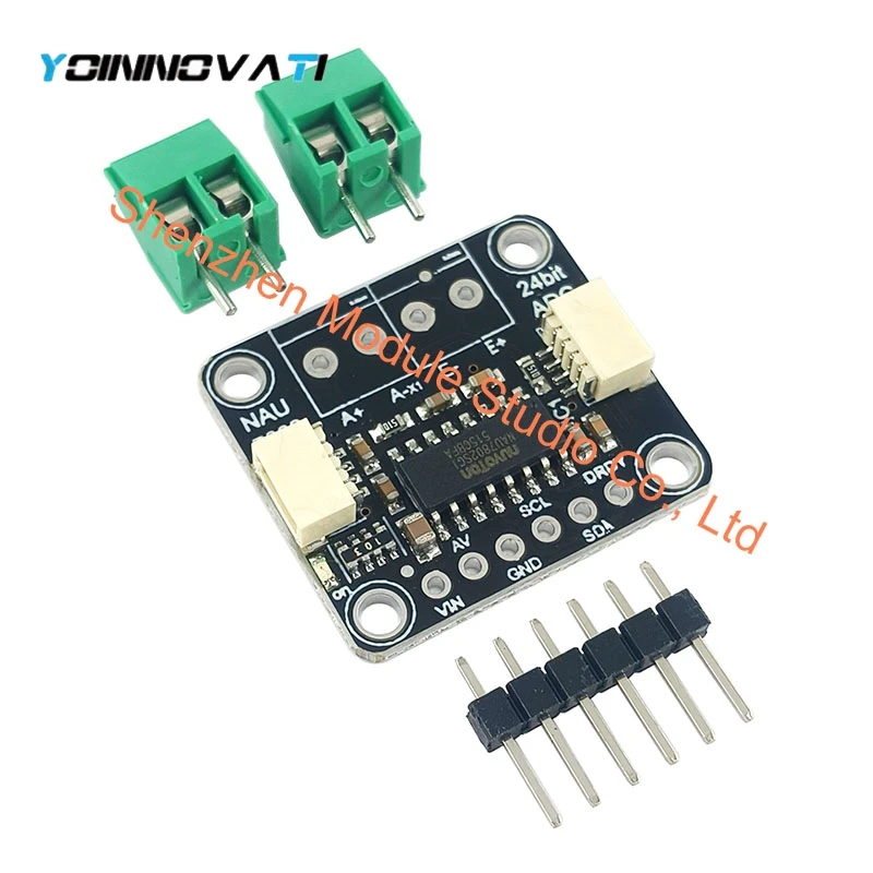 NAU7802 24-Bit ADC Module - Compatible with STEMMA QT/Qwiic for Precision Data Conversion and Pressure Measurement