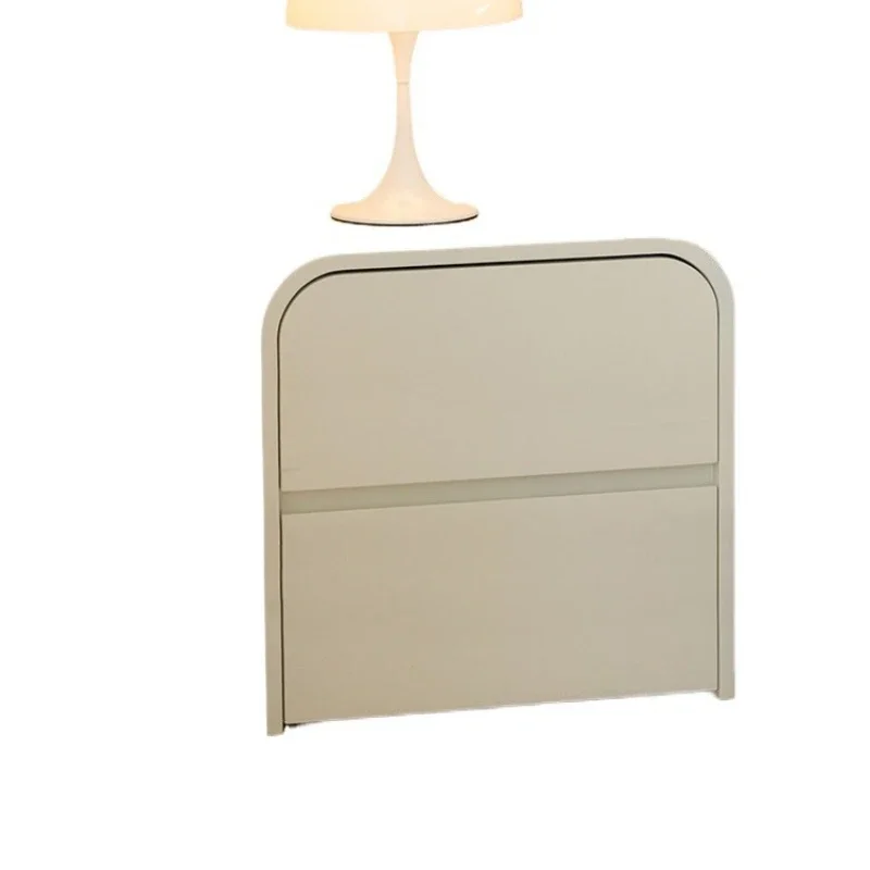 

Ice cream bedside table, modern minimalism, French cream style, cabinet bedroom, storage cabinet storage