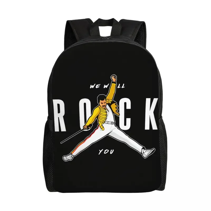 

Custom Freddie Mercury Backpack for Women Men School College Students Bookbag Fits 15 Inch Laptop Bags