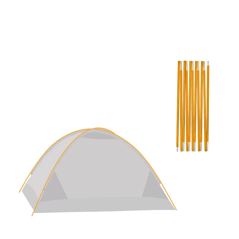 

Pair Ultra Lightweight Heavy-Duty Aviation Aluminum Alloy Tent Pole For Tarp 3.33M/3.6M/4.05M/4.42M