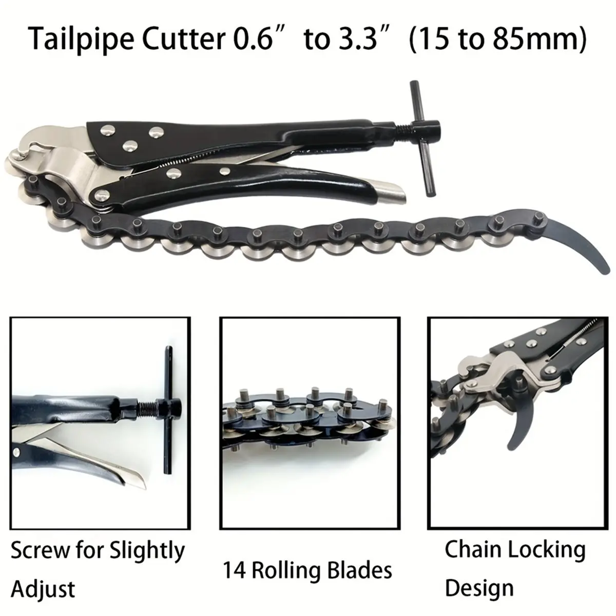 

Высококачественные плоскогубцы с фиксатором, резак для цепных труб диаметром до 80 мм, сверхмощные ручные инструменты