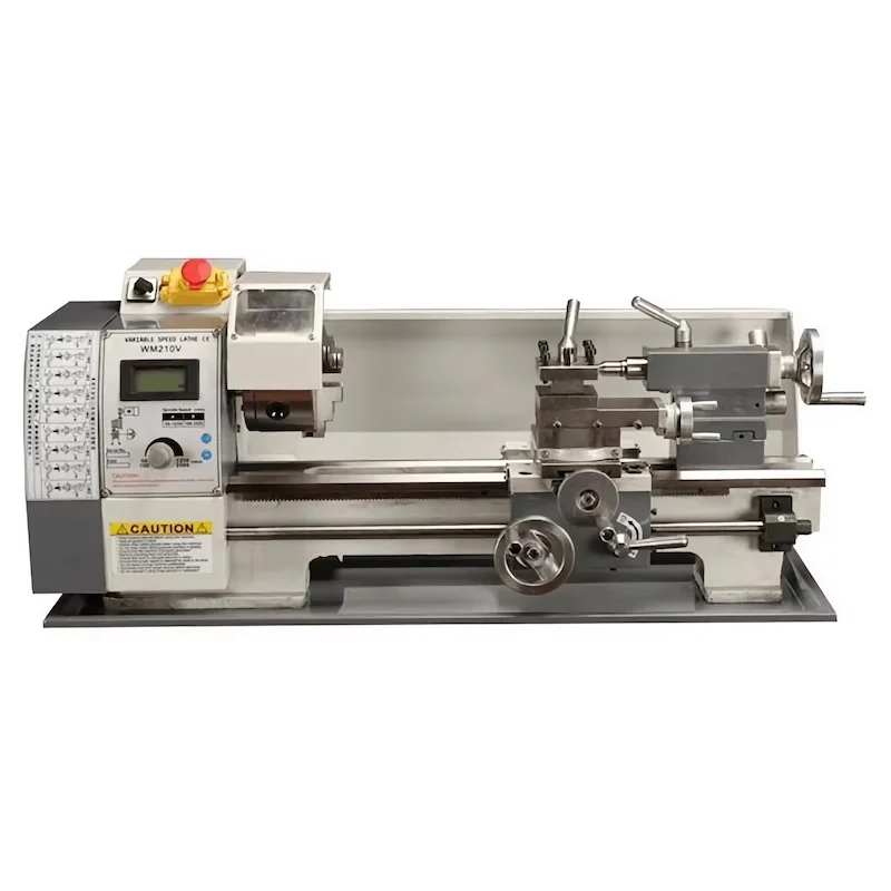 

Cj210V Variable Speed Home Use Mini Metal Lathe Machine For Diy