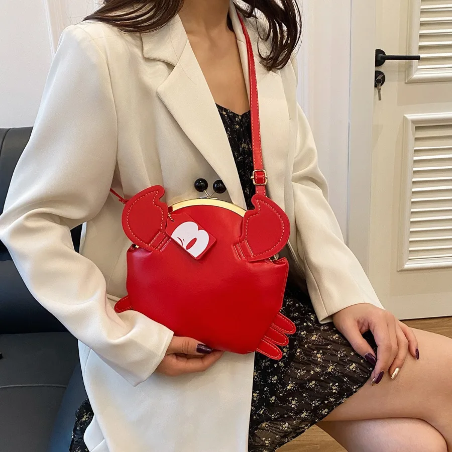 

Модная новая нишевая новая сумка-краб, сумка через плечо, сумка для поездок на работу, мини-сумка большой вместимости, женские сумки на одно плечо