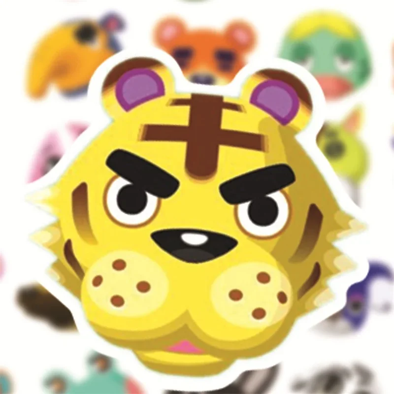 10/25/50 Stuks Dieren Kruisen Anime Stickers Voor Switch Cartoon Ins Graffiti Stickers Voor Kind Speelgoed