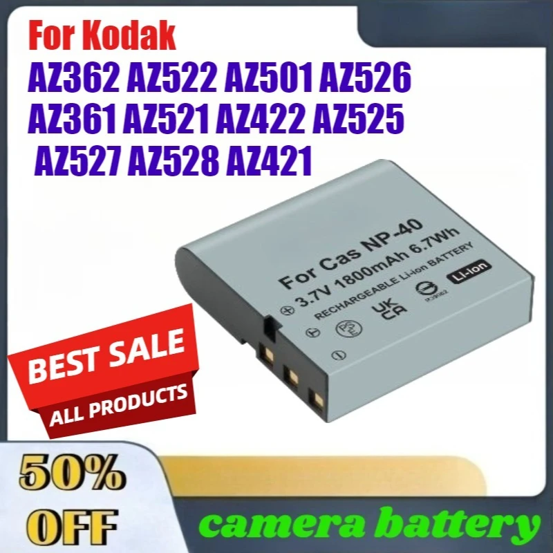 

1800mAh LB-060 LB060 NP-40 NP 40 Battery for Kodak AZ362 AZ522 AZ501 AZ526 AZ361 AZ521 AZ422 AZ525 AZ527 AZ528 AZ421 Camera