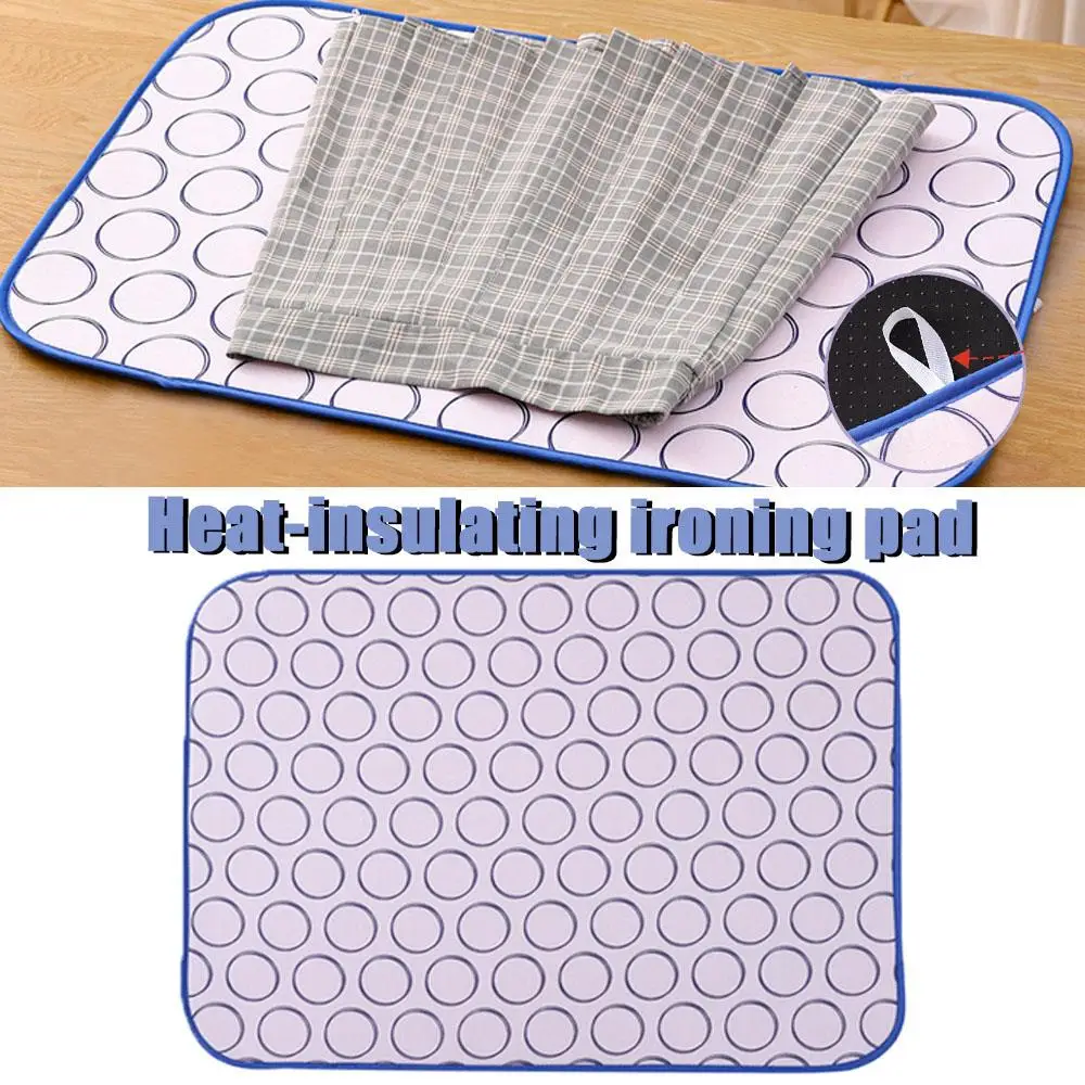 

Heat Insulation Ironing Mat Clothes Protector Ironing Table Steam Cloth Mat Travel Hanging Laying Ironing Board Ironing Pad