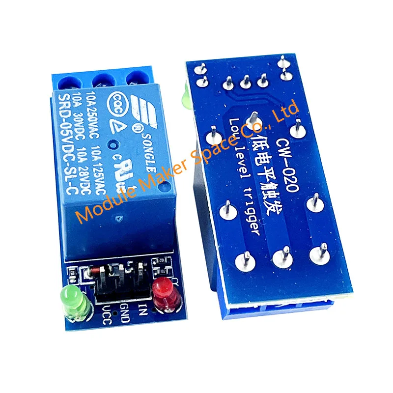 5 V Low Level Trigger Ein 1-Kanal-Relaismodul DC AC 220 V Schnittstelle Relaisplatine Schild LED-Anzeige für Arduino