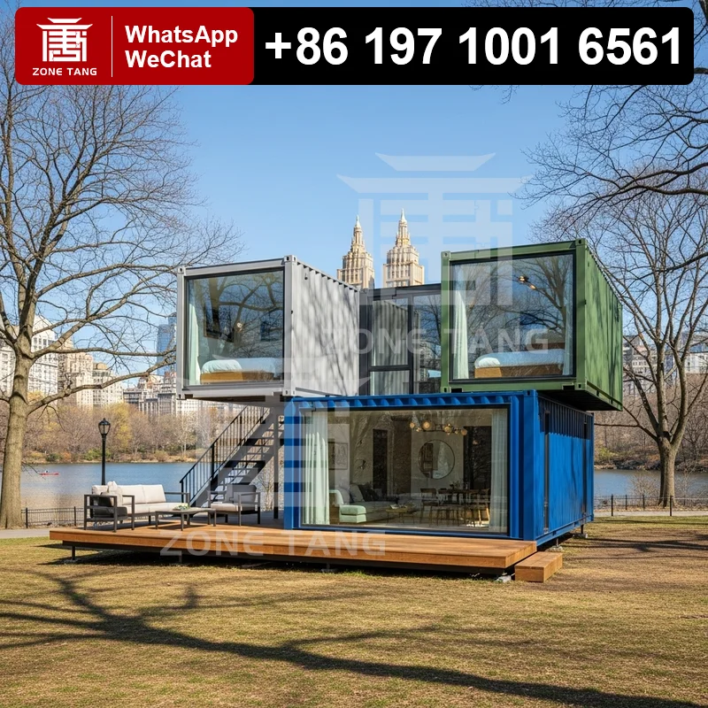 

Flat Pack House Energy Saving System Multilevel Residence Manufacturer Mobility Kit Homes Container House Prefab Steel Structure