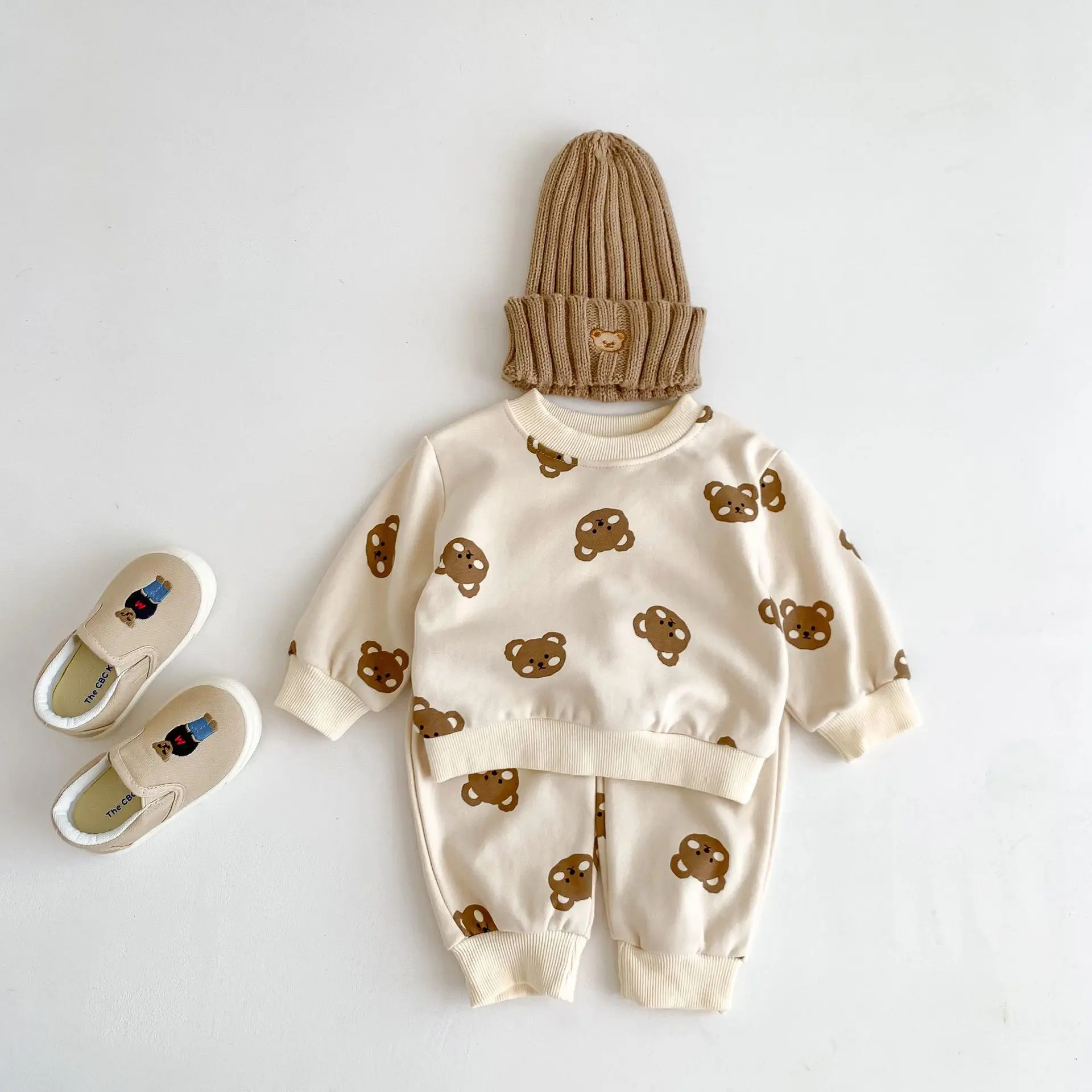 

Autumn Baby Boy Girl Tricot Babies Clothes Wholesale Sweatshirt Cotton Long Sleeve Suit Kids Baby Outfit Set New Born Item Stuff