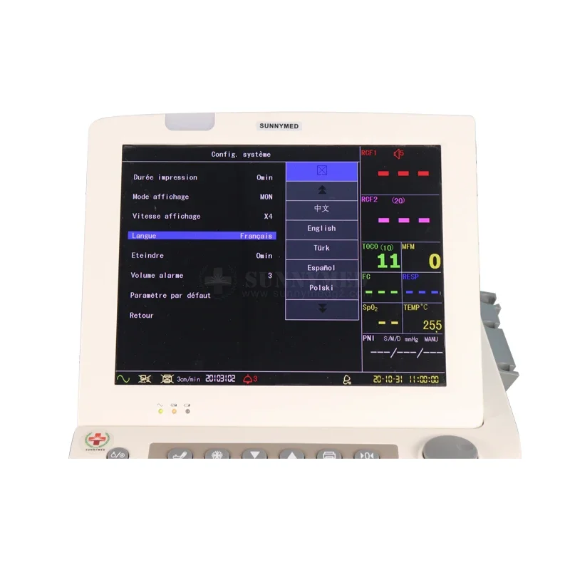 

SY-C011-2 Professional Cardiotocography Machine Portable CTG Machine Fetal For Pregnant Women