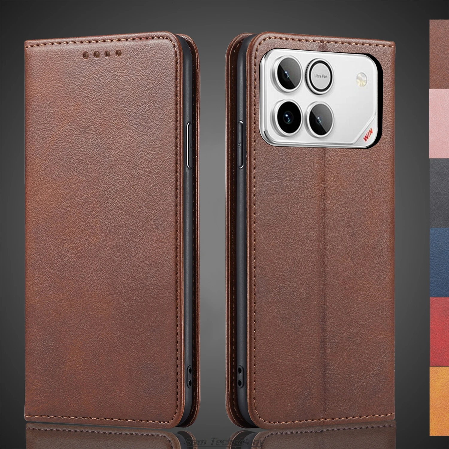

Magnetic attraction Leather Case for Huawei Honor Win 5G /Honor Win RT 5G Holster Flip Cover Case Wallet Phone Bags Fundas Coque