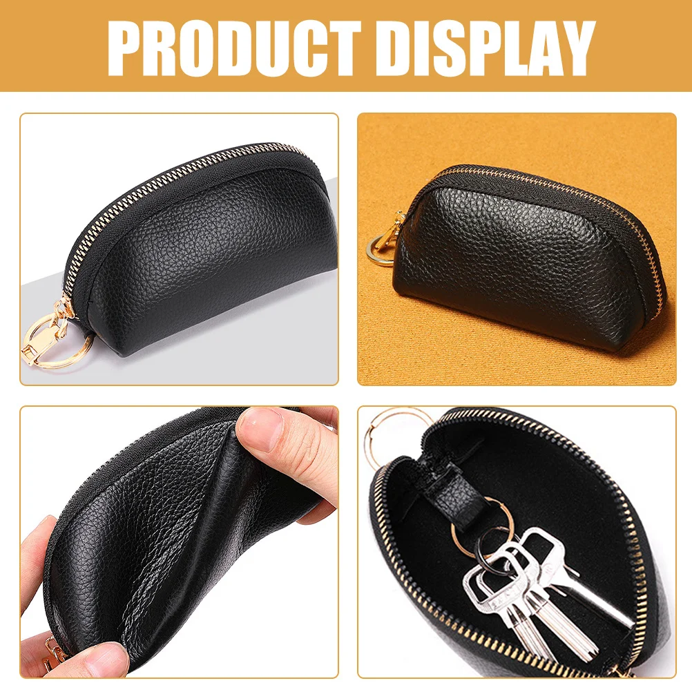 

Men's Car Key Bag PU Key Organizer for Multiple Keys Wallet Holder Pouch Case Accessory Keychain Organizer