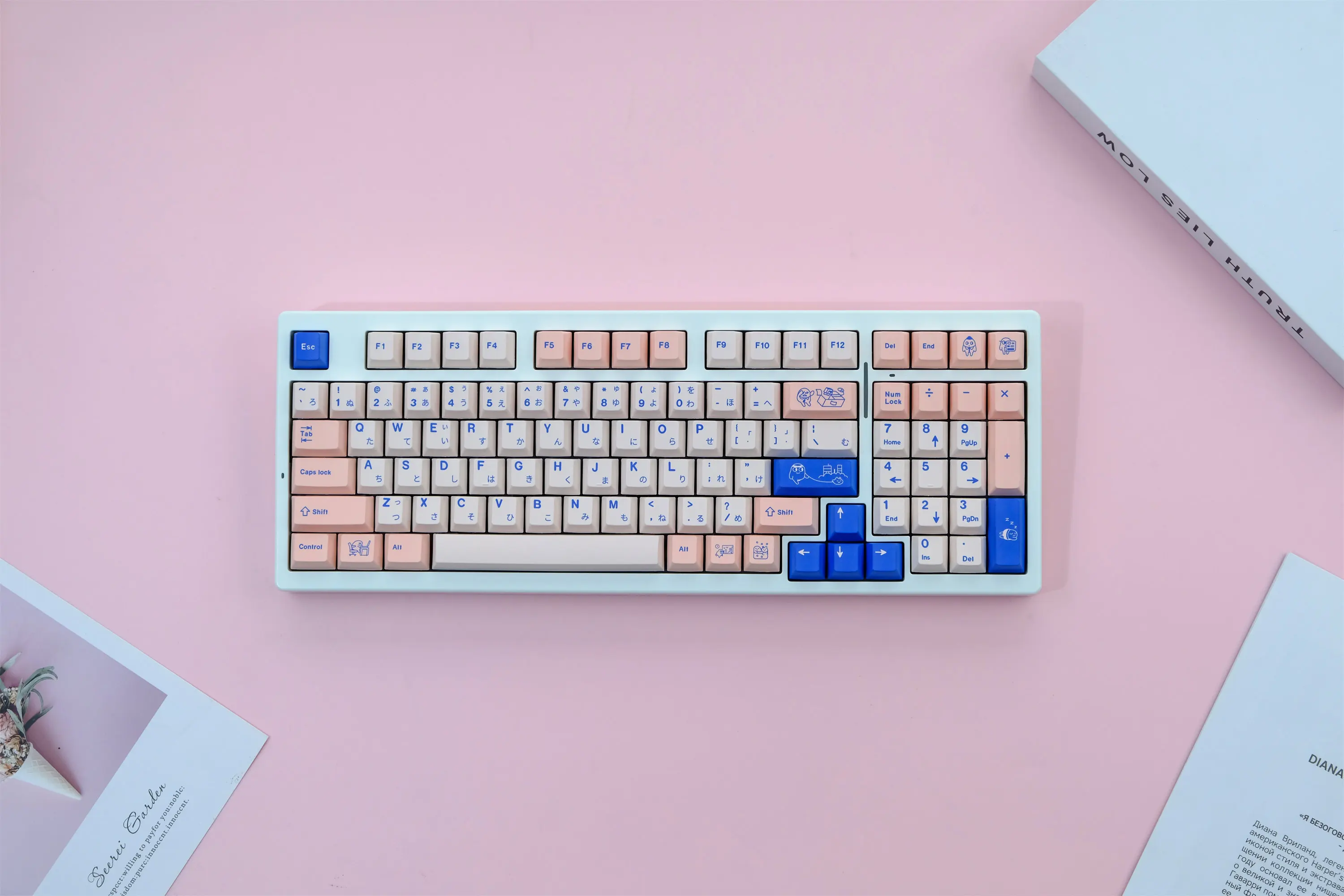 GMK Poco Keycaps Set 129 Keys PBT Material Keycaps Cherry Profile DYE-SUB For MX Switch Wooting Mechanical Keyboard Keycaps