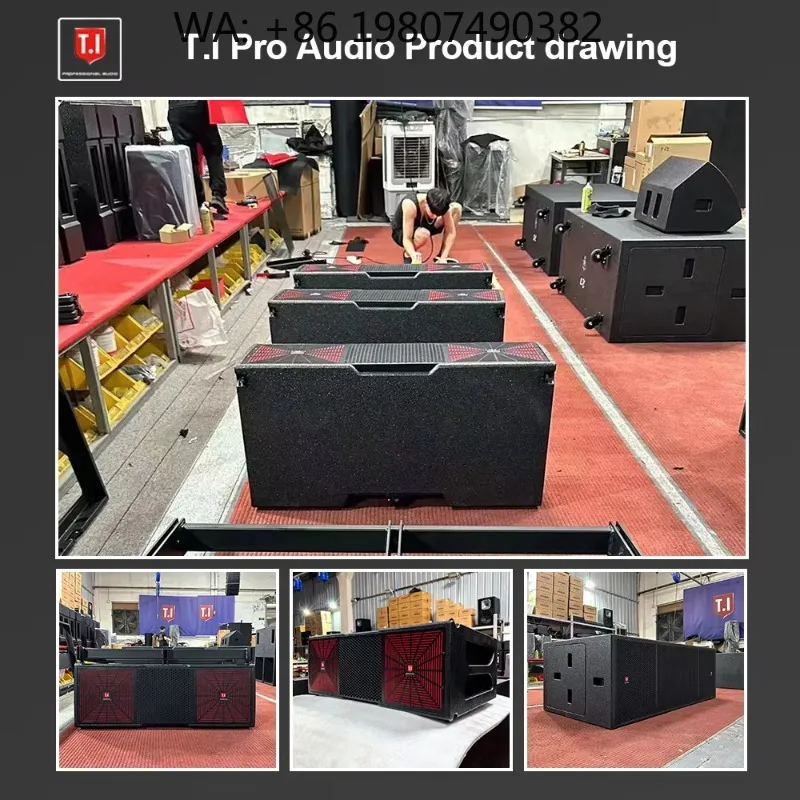 Active Passive Line Array Speaker with Built-in Amplifier Subwoofer for Indoor Outdoor Live Music Party Events