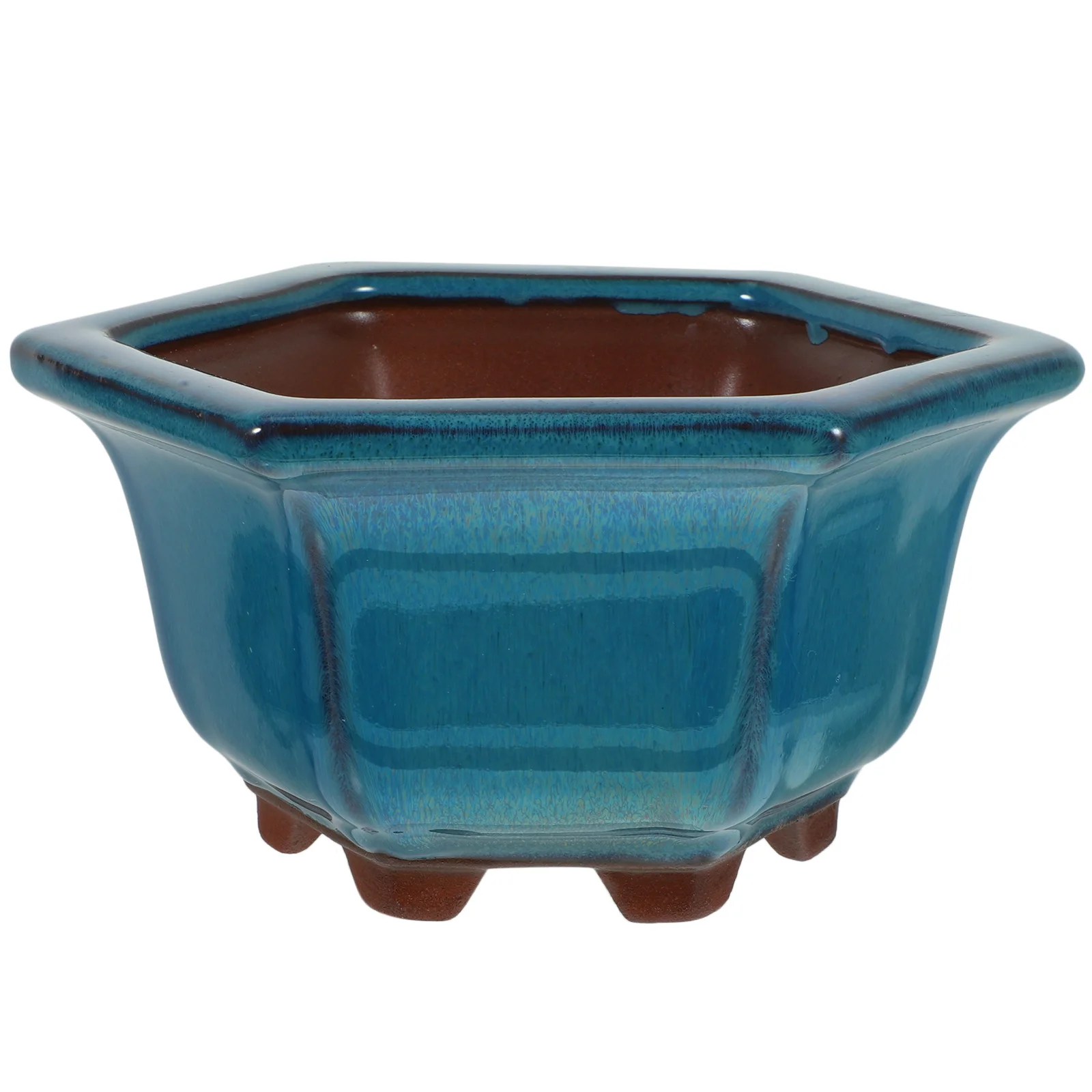 

Simple Ceramic Glazed Plant Pot Succulent Planter Flower Bonsai Container Creative Tabletop Decoration Plant Pot