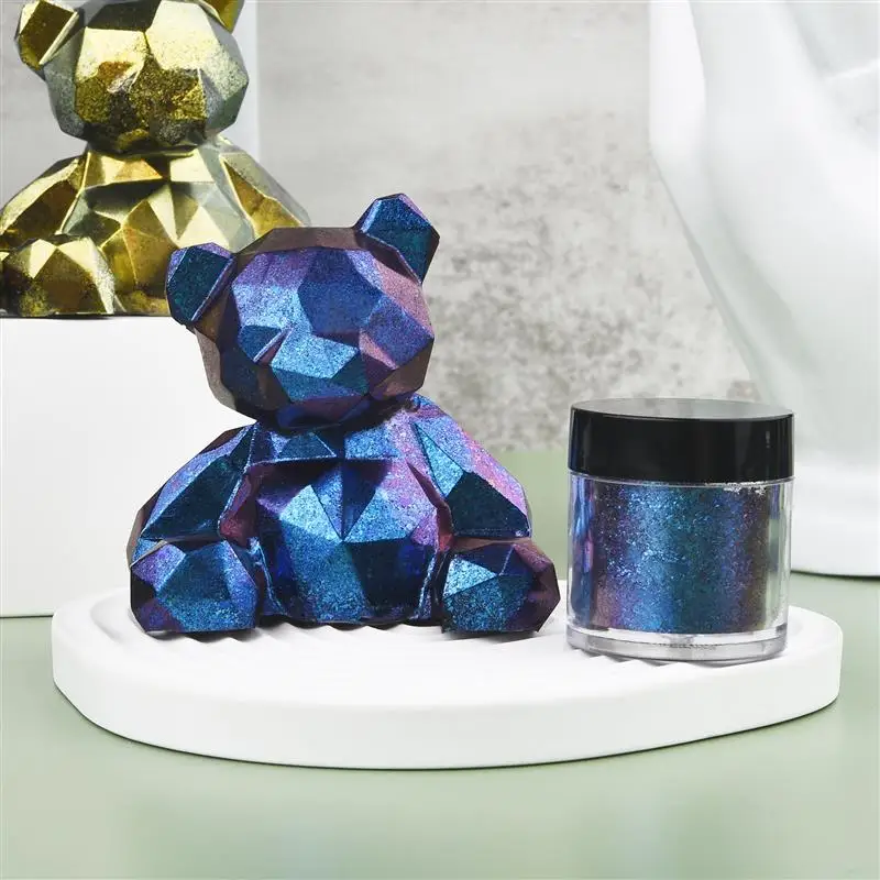 Mirror Chameleons Pigment Pearlescent Epoxy Resin Glitter Magic Discolored Powder Resin Colorant Jewelry Making Dye Tools