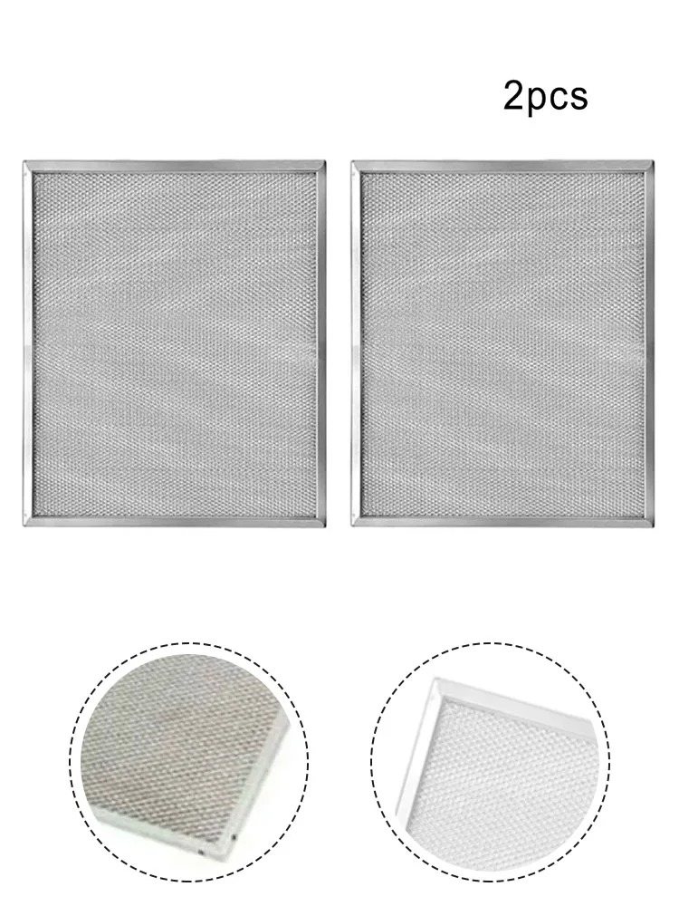 2Pcs Range Hood Filters For Robinhood 288X362mm For P/N 103793 Range Hood Aluminum Filters 288mm X 362mm X 8.7mm