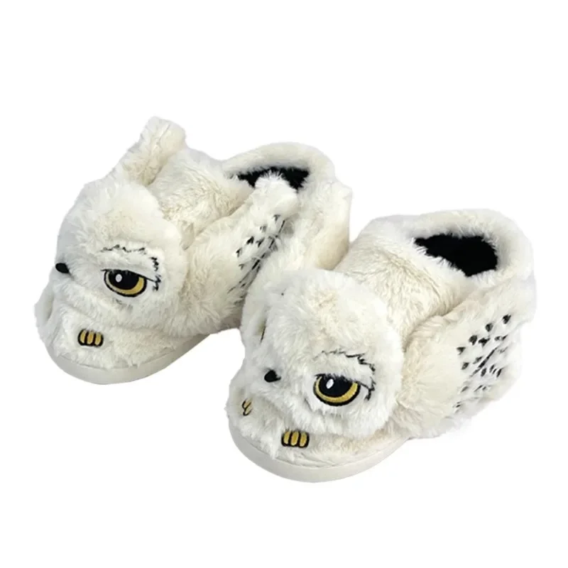 Harry Potter Hedwig Plush Hedwig Slippers Around Harry Potter Fashionable Anti Slip and Warm Cotton Shoes Birthday Plush Gift