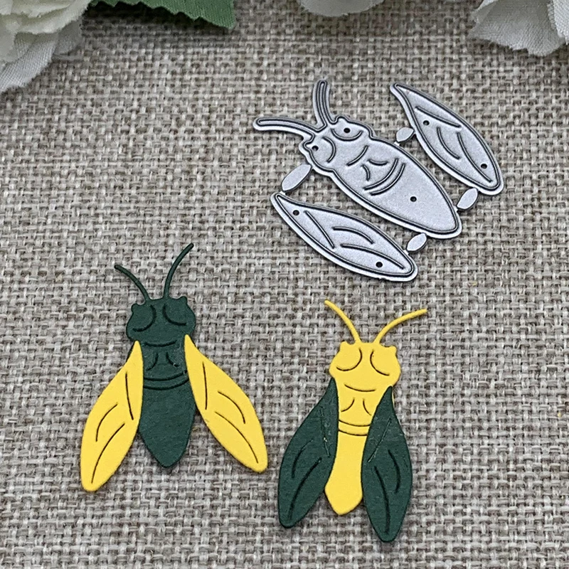 cicada decoration series Metal Cutting Dies Stencils For DIY Scrapbooking Decorative Handcraft Die Cutting Template Mold