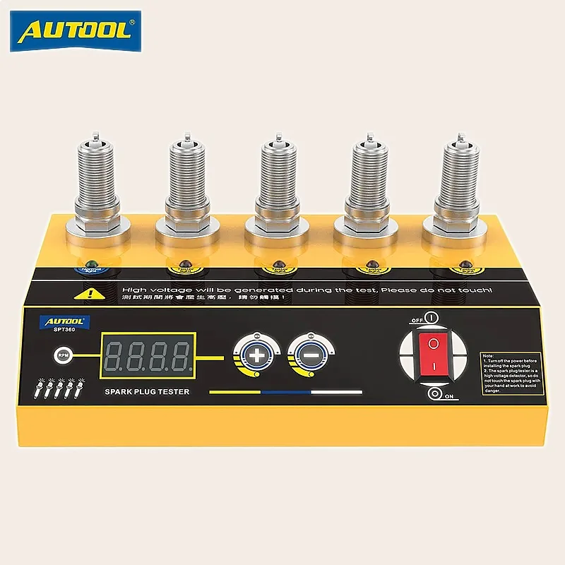 Spark Plug Detector 5 Hole Nozzle High Pressure Ignition Test Bench for Auto