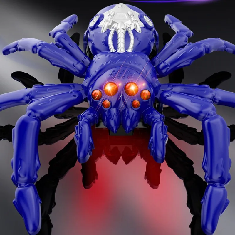 A49K-Rechargeable Wall Climbing Spider , Remote Control Electric Lizard With LED Lights, Chameleon Car For Boys