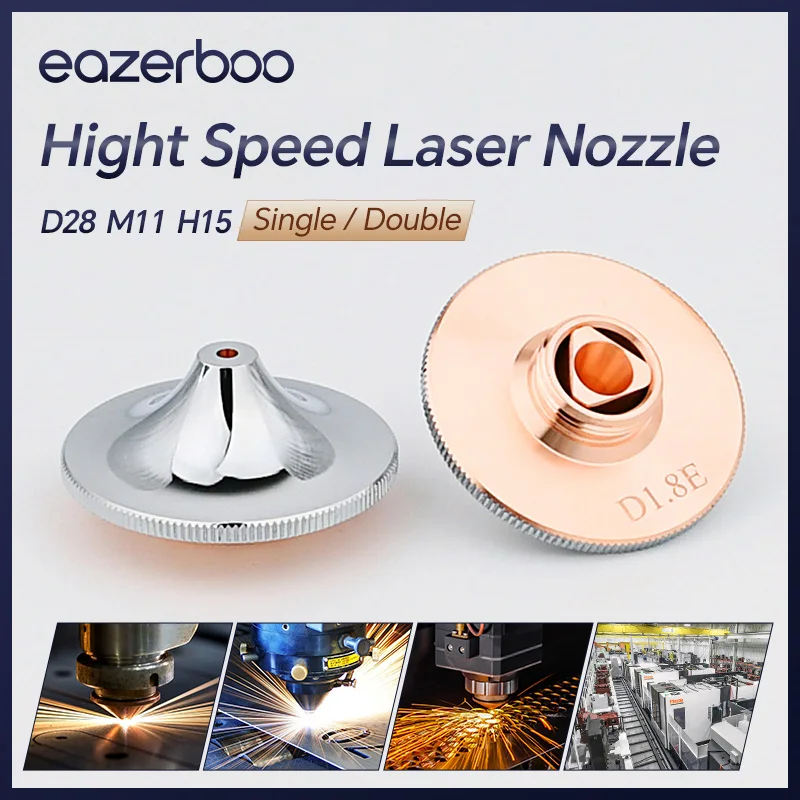 

Precitec Hans Laser Nozzle D28 M11 H15 High Speed Laser Head Nozzle Single Double Chrome Layser 1.0 1.5 1.8 2.0 2.5 3.0