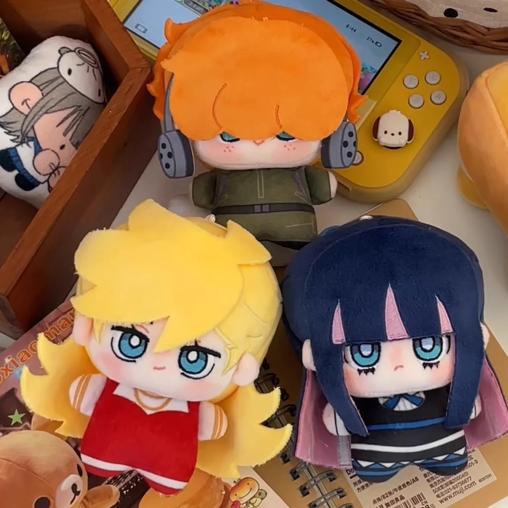 

New Panty & Stocking with Garterbelt Anime 10cm Plush Doll Panty Stocking Brief Cute Plush Pendant Keychain Kids Christmas Gifts