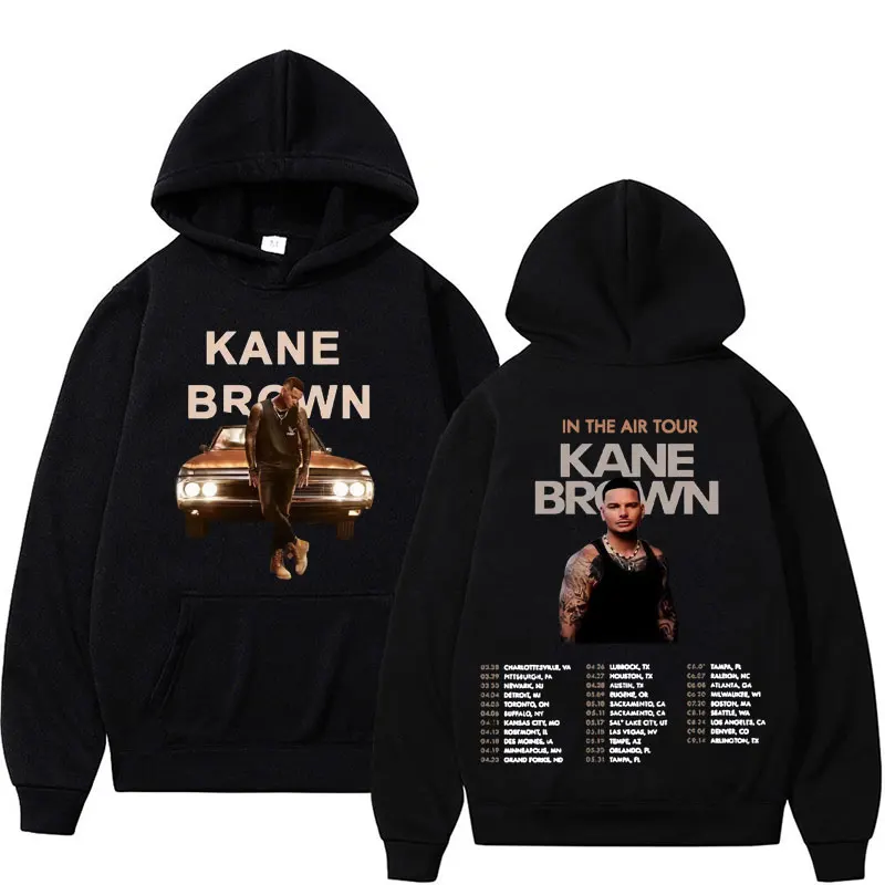 

Kane Brown in The Air Tour 2024 New Hoodies Men's Women Fashion Hip Hop Sweatshirts Casual Oversized Hoodie Pullovers Streetwear