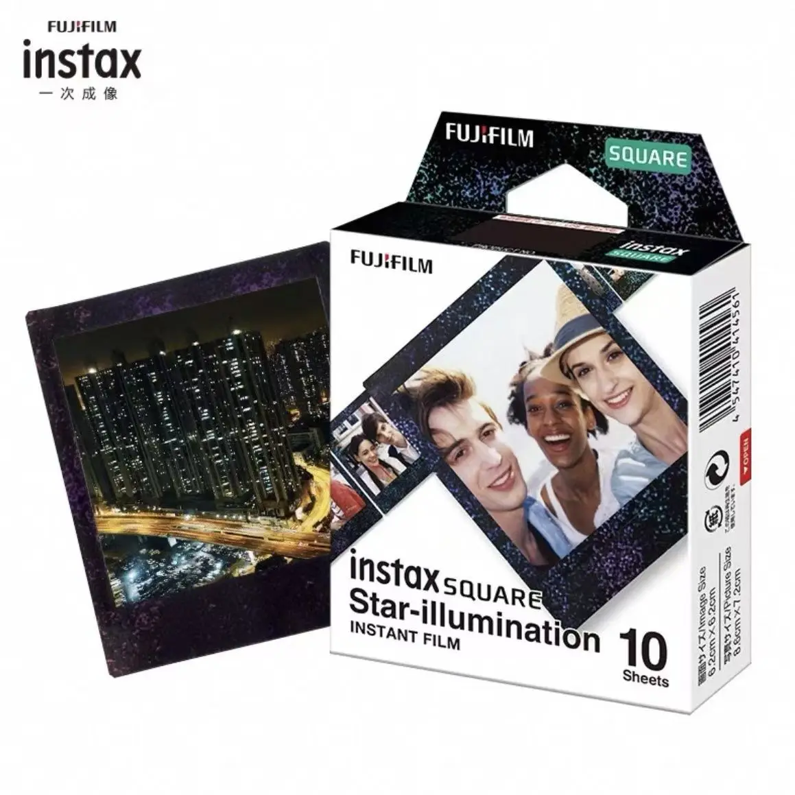 

Fujifilm квадратная фотобумага Instax Star-подсветка/MONO/радужная рамка для SQ10 SQ1 SQ20 Share SP-3 мгновенной пленочной камеры