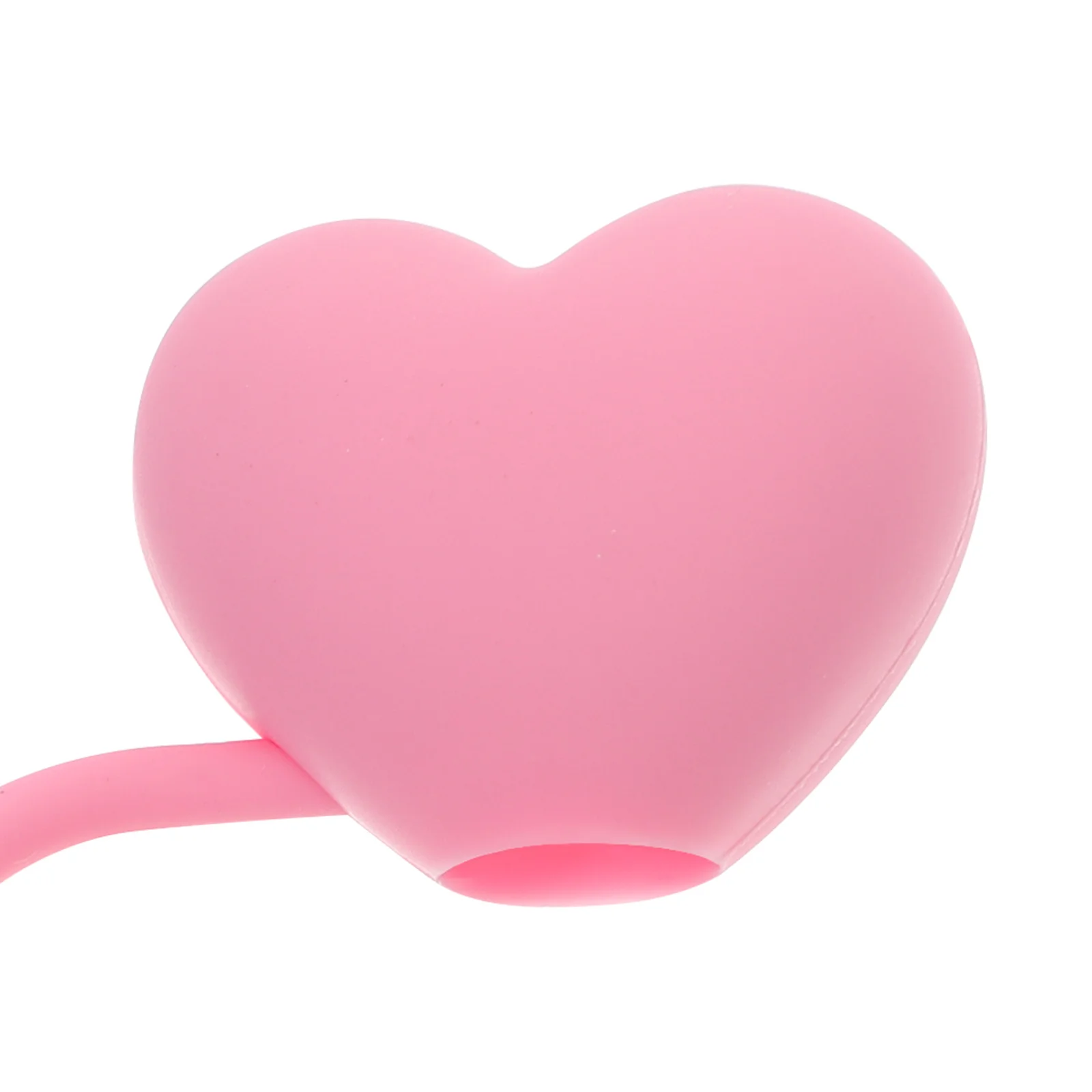 

4pcs Heart Shaped Straw Caps Reusable Small Lightweight Straw Covers For Wedding Party Valentine'S Day Decor Dust Plug Protector
