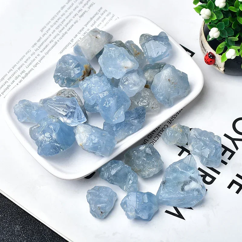 Blue Crystal Stone Natural Lapis Lazuli and Raw Gemstone Healing Rock Mineral Rough Gemstone Home Decoration Room Decor Gift