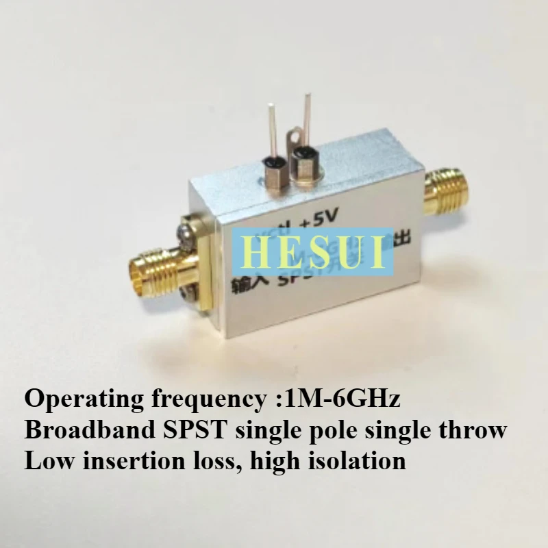 

1M-6GHz SPST RF switch single-pole single-throw modulator signal on-off control