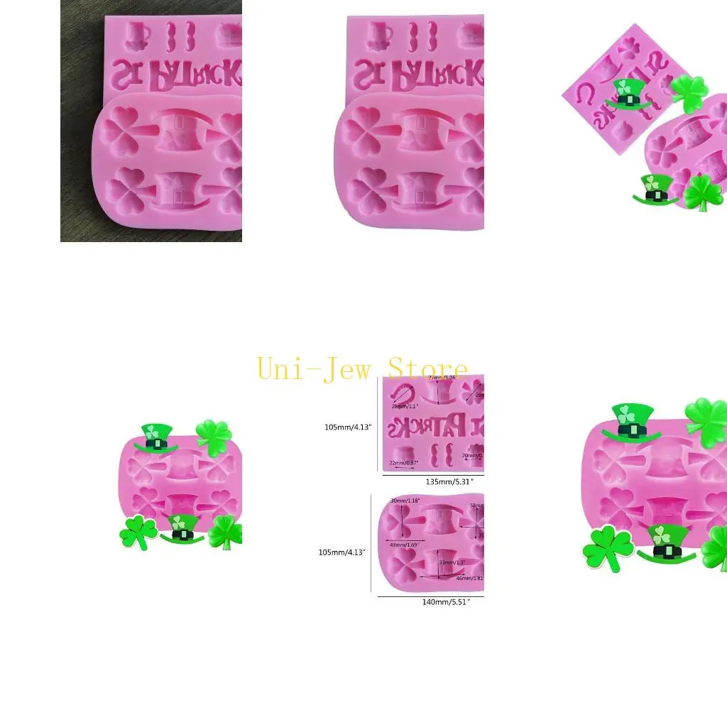 

40GB 2Pcs Fondant Cake Candy Soap Moulds DIY Baking Decorating Tools for Dessert Cake