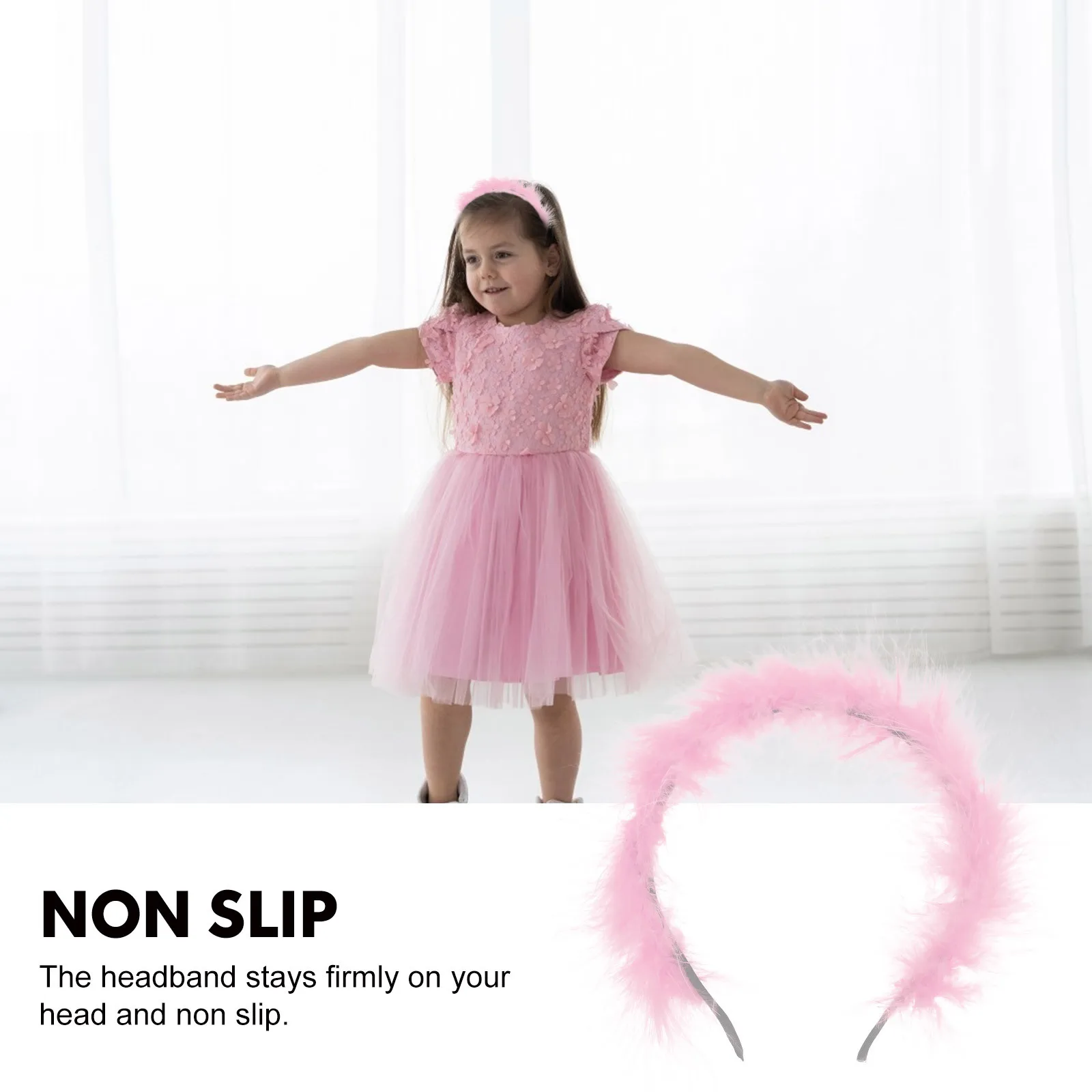 

1Pcs Headband Elegant Lightweight Chic Hair Decor Graceful Party Girl Hairband Delicate Holiday Headdress