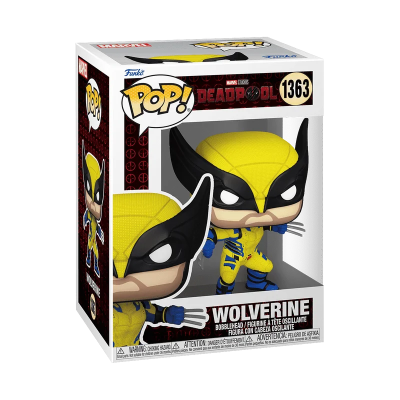 Marvel Funko Pop X-Men Wolverine Model Anime Figure Toys Boys Collectibles Birthday Gift Garage Kit Dolls Ornament