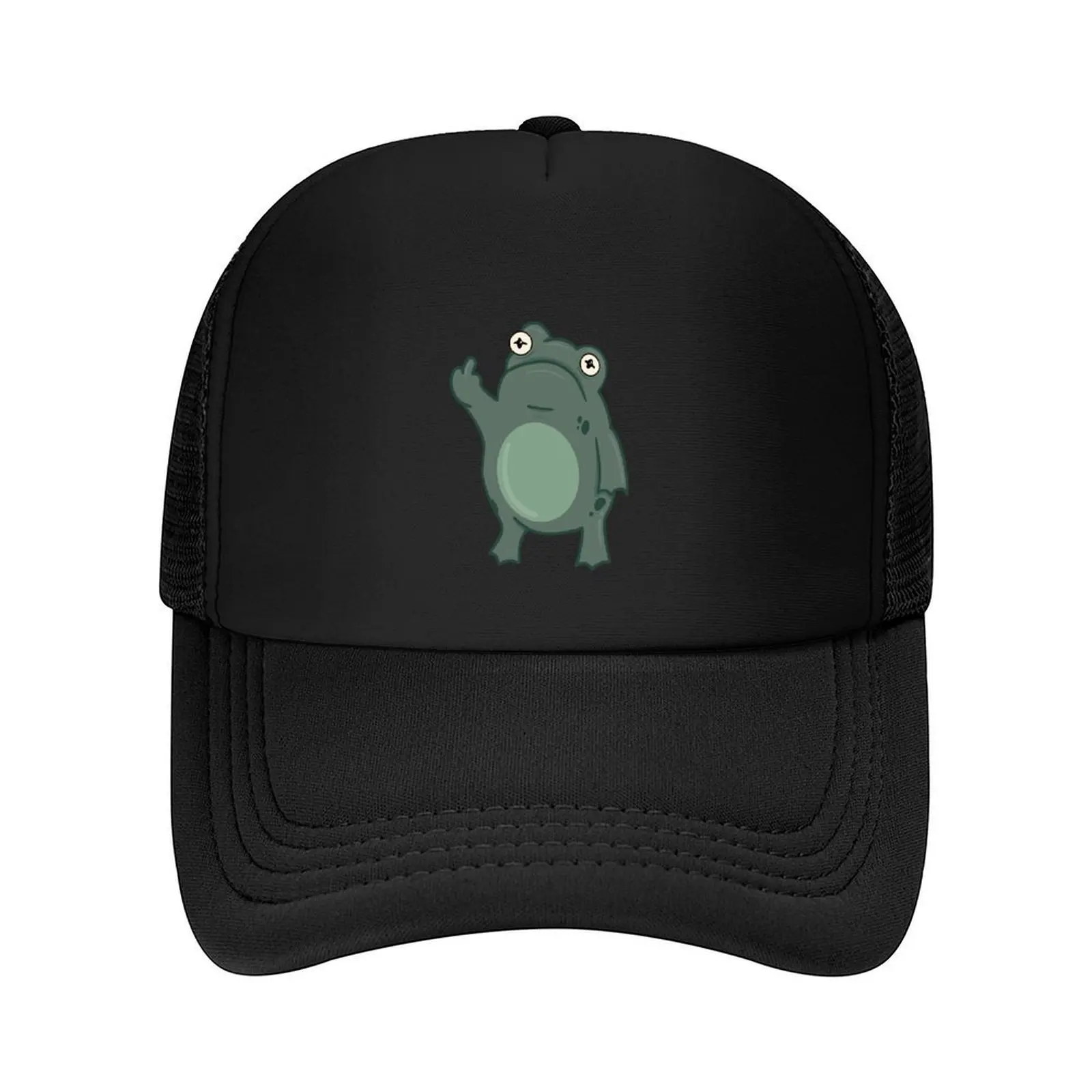 

Grumpy Frog Baseball Cap Hat Baseball Cap Trucker Cap Custom derby hat Caps Women Men's