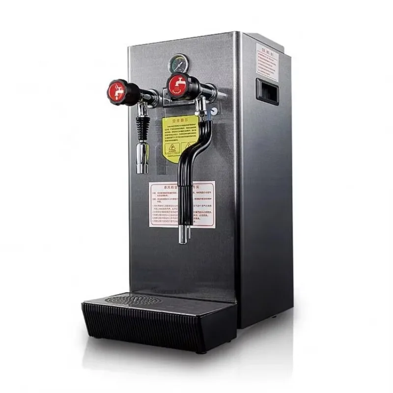 เครื่องทําน้ําอุ่นเครื่องตีฟองนมขนาด 10 ลิตรสําหรับร้านกาแฟ