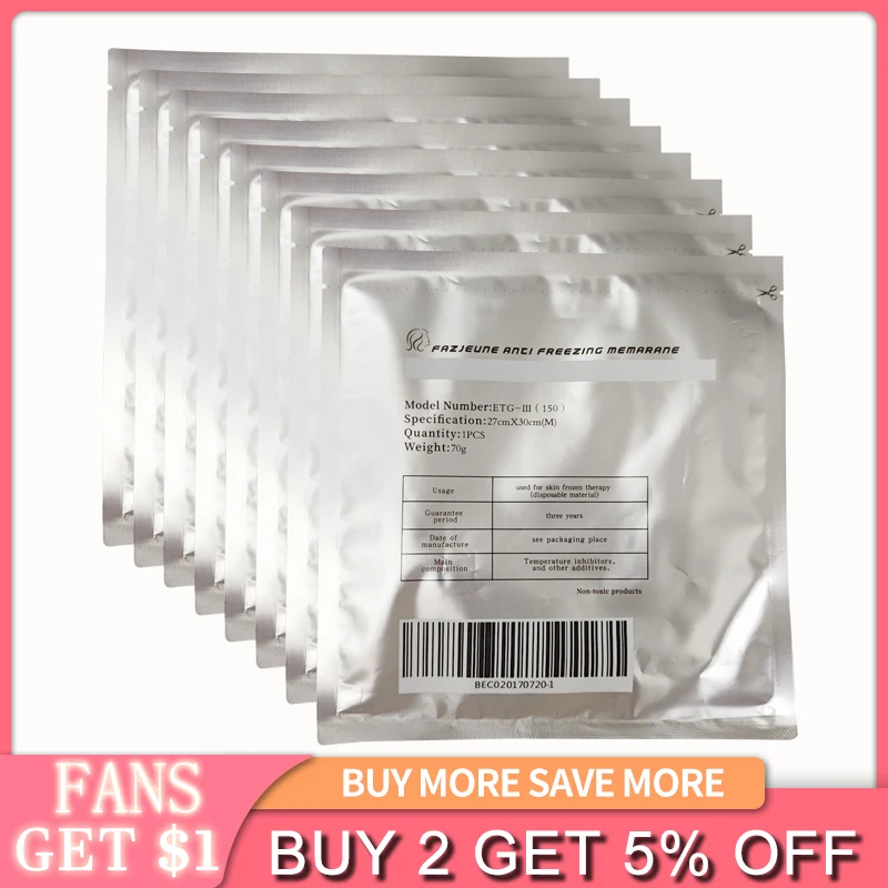 Anti Freeze Membrane for Freezing Machine Fat Freezing Cryolipolysis Pad Slimming Lipo Machine Beauty Health Care Wholesale