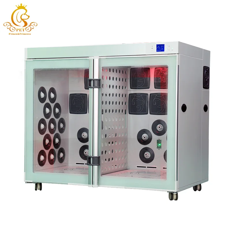Automatic High Velocity Smart Dog Pet Grooming Machine Cat Hair Blower Dryer With Drying Cabin Cage Pet Supplies