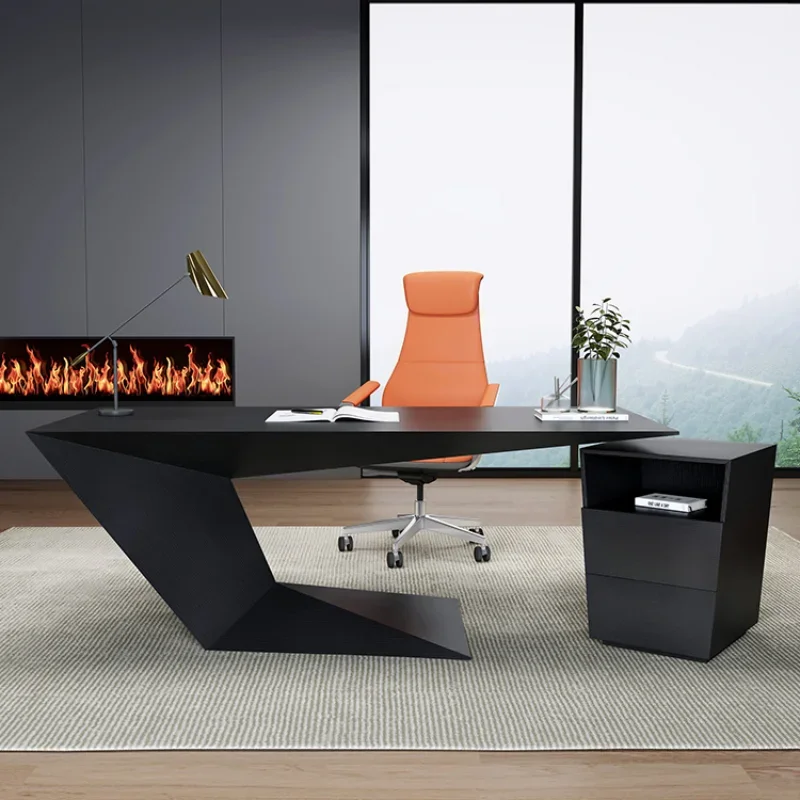 

Computer Customize Office Desk Study Light Luxury Office Boss Desk Simple Modern Single Escritorio De Oficina Desktop bureau