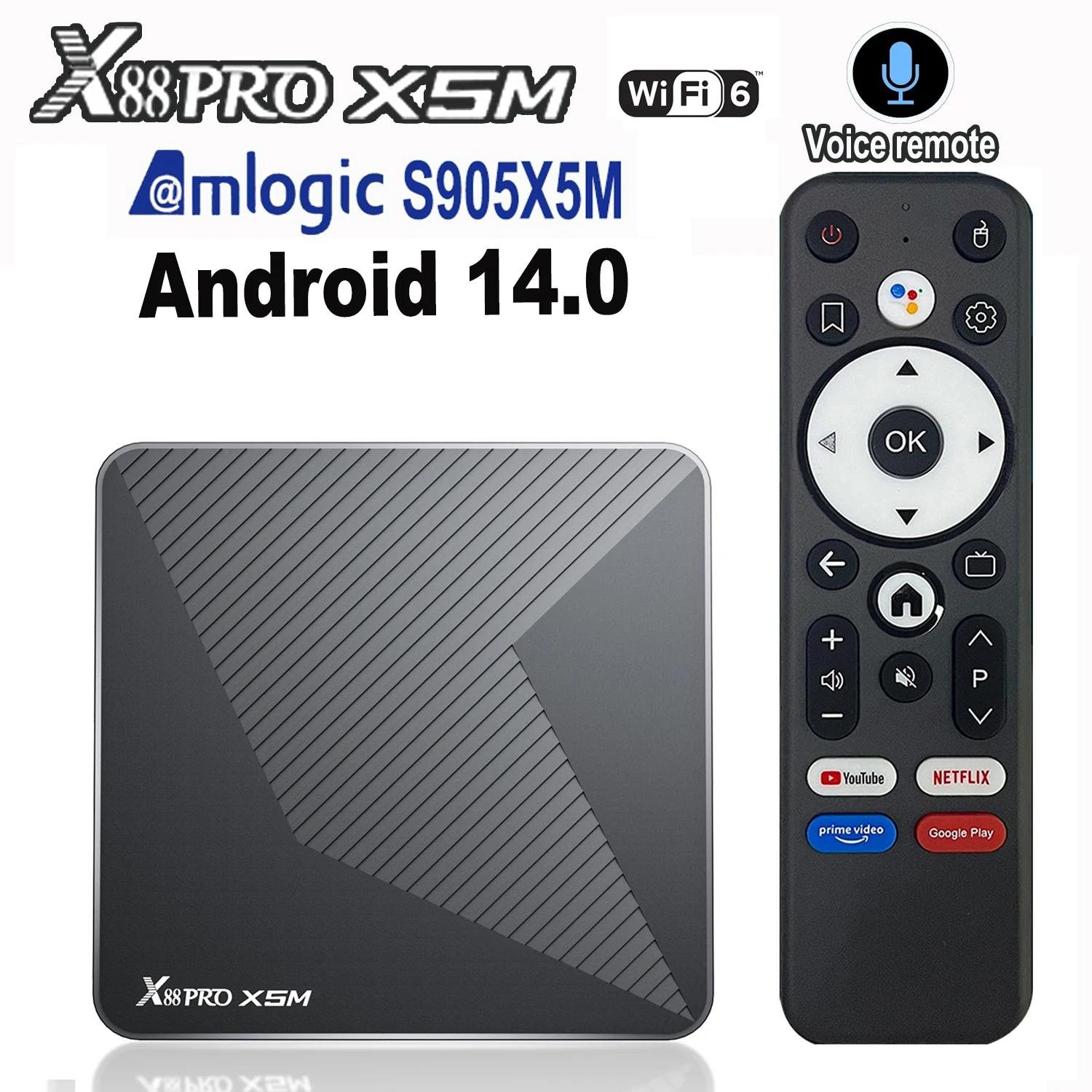 TV Box X88 Pro X5M Android 14
